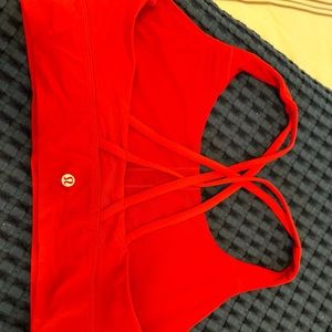 Lululemon sports bra- red color, size 14